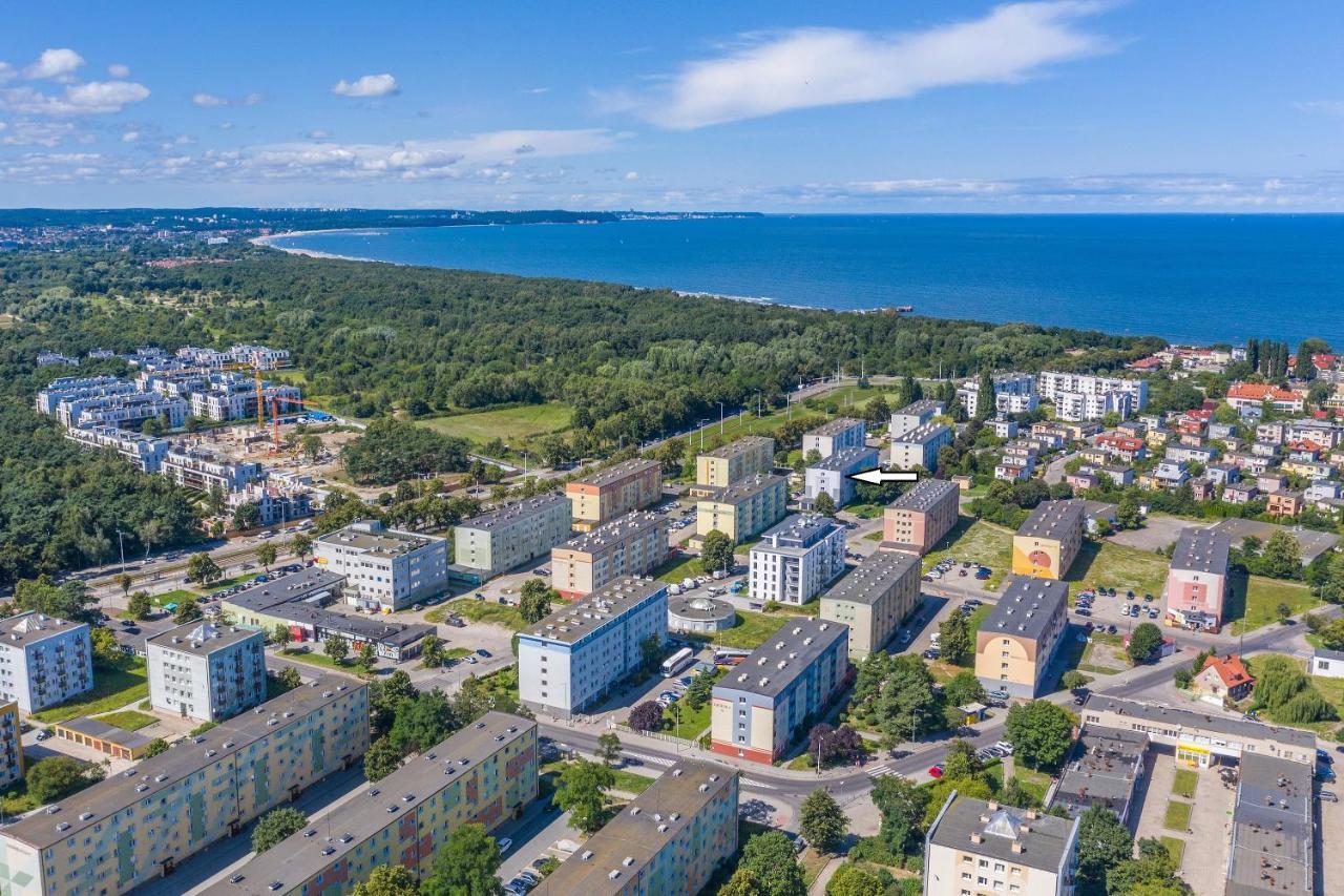 Apartament Blue Brzezno Prostywynajem Gdansk Brzezno Apartment Exterior foto